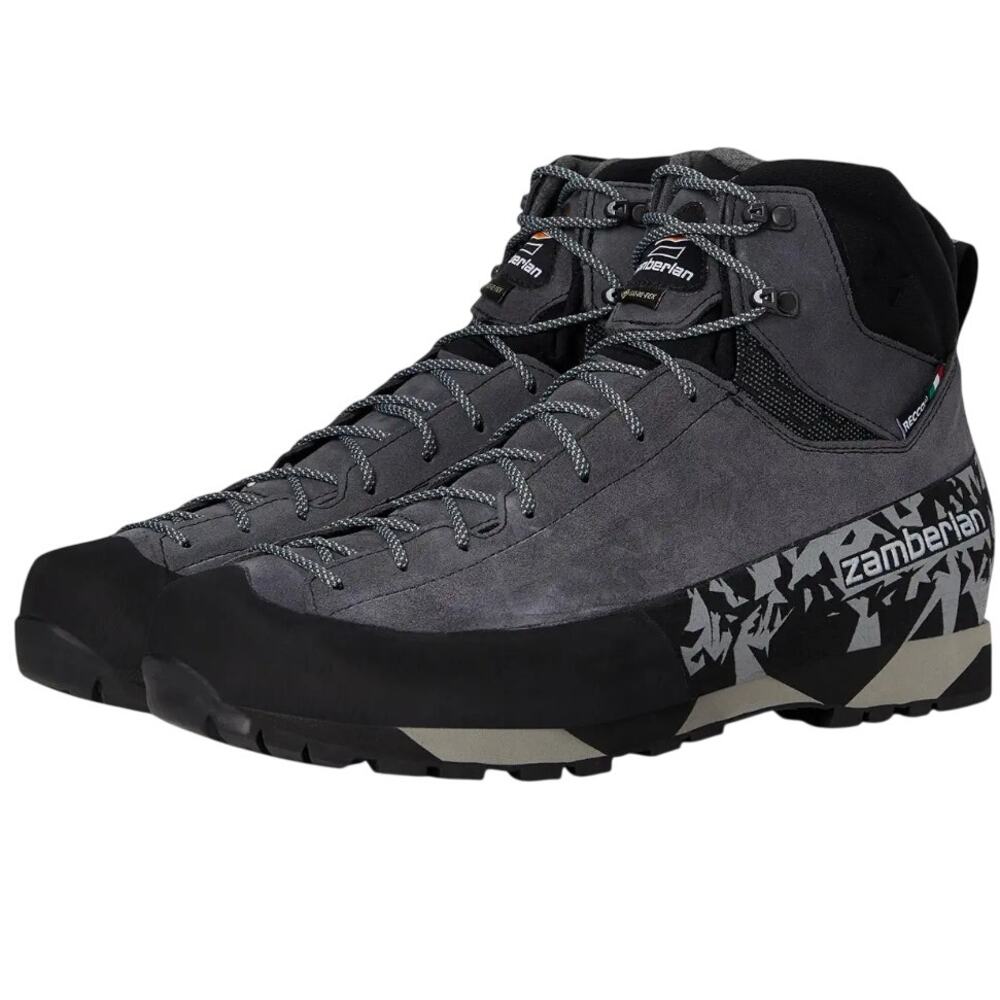 Zamberlan Mens Salathe' Trek GTX RR Hiking Boots US 13 EU 45 Grey Suede WP NWOB